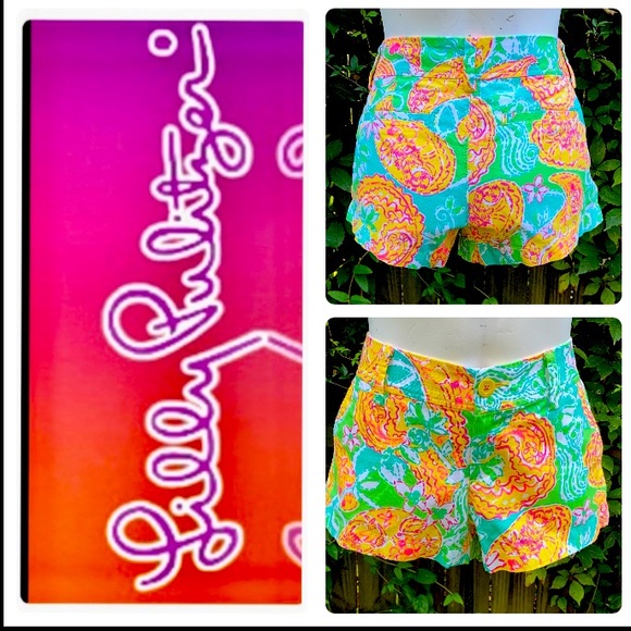 Lilly Pulitzer Pants - Lilly Pulitzer SugarTown WorldWide  Athletic Shorts size 4